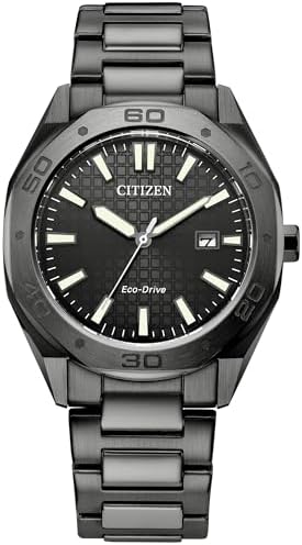 Amazon.com: CITIZEN Mens Eco-Drive Terra Force, Silver-Tone